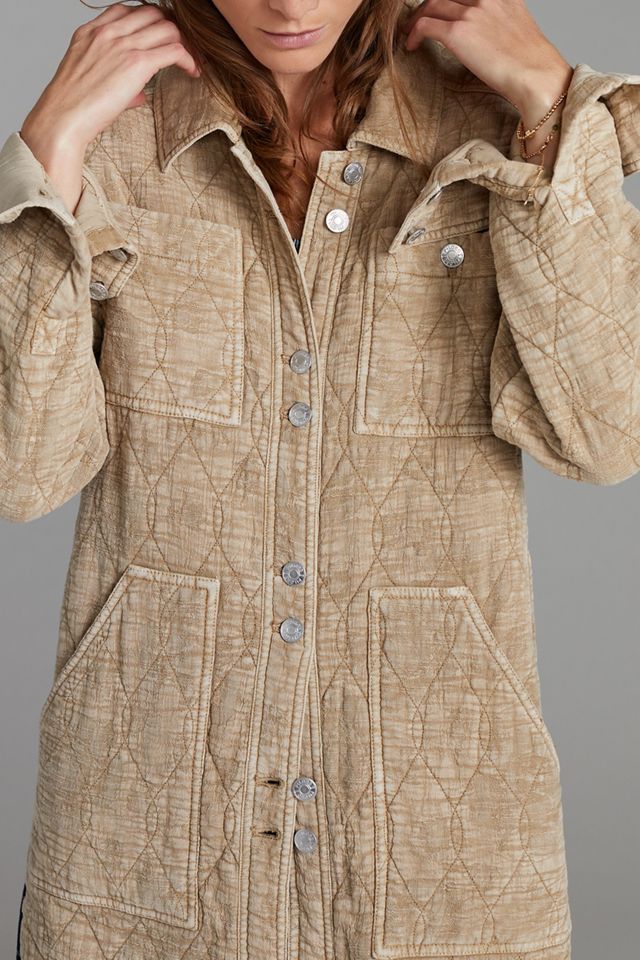 Pilcro The Fielder Quilted Shirt Jacket #2