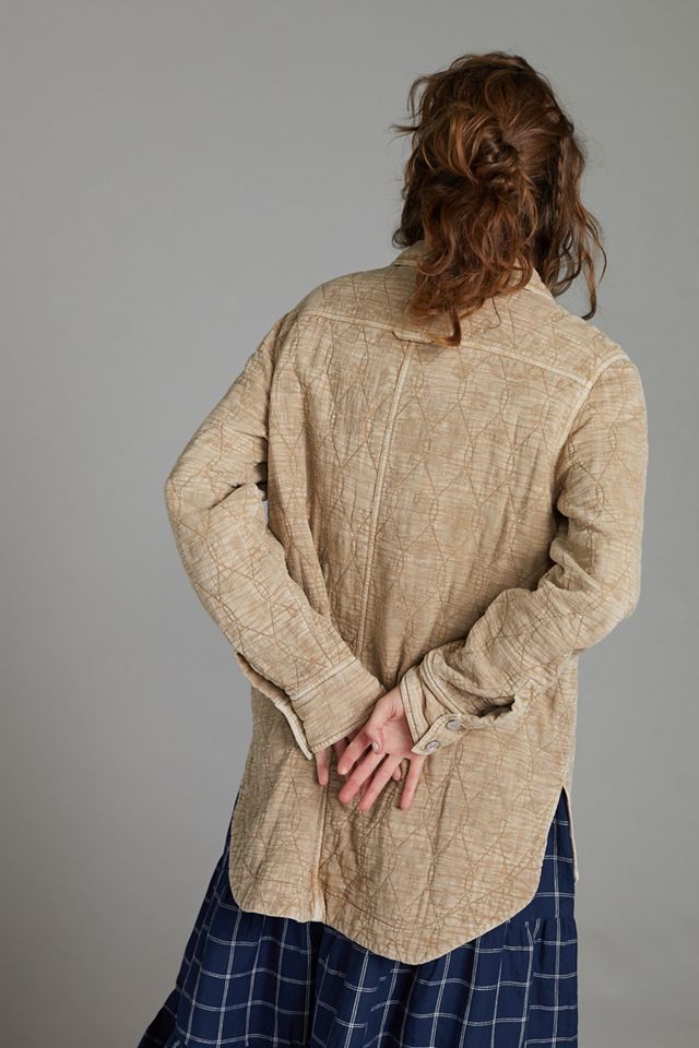 Pilcro The Fielder Quilted Shirt Jacket #3
