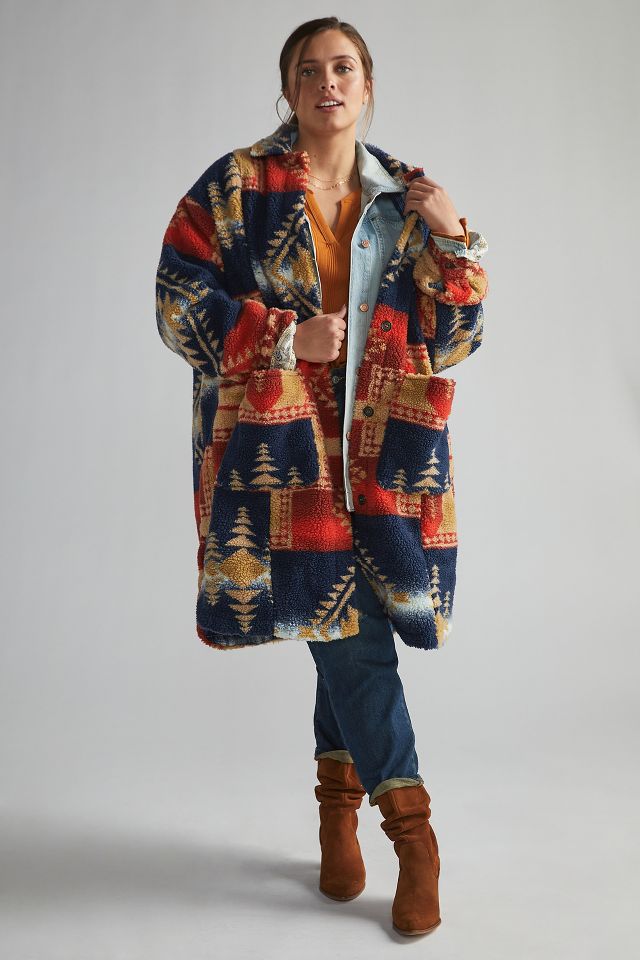 Sherpa duster clearance coat