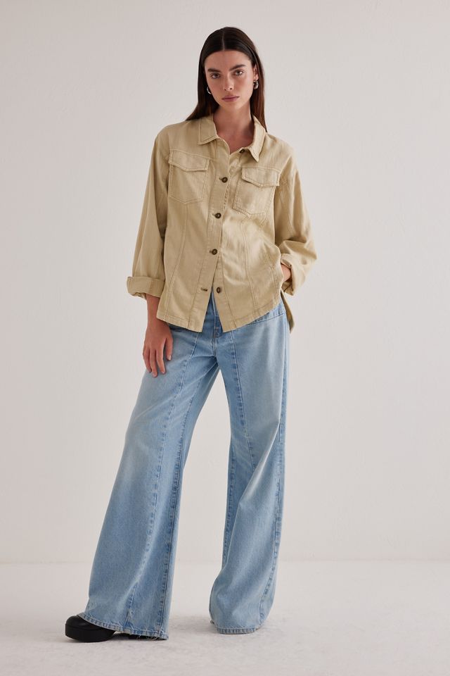 Pilcro Linen Shacket #7