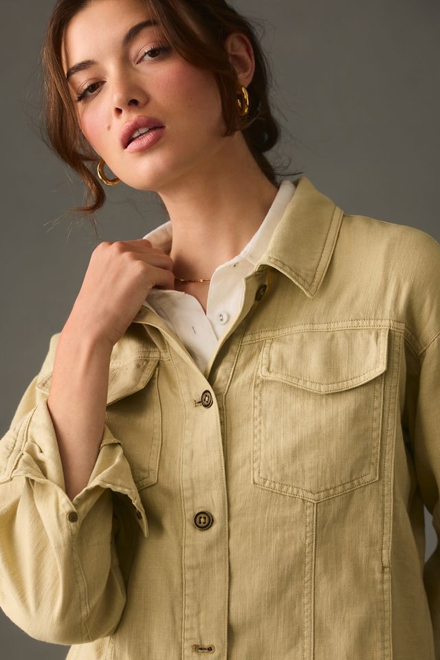 Pilcro Linen Shacket #2