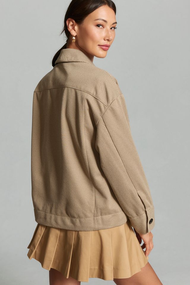 Maeve Knit Trucker Jacket #1