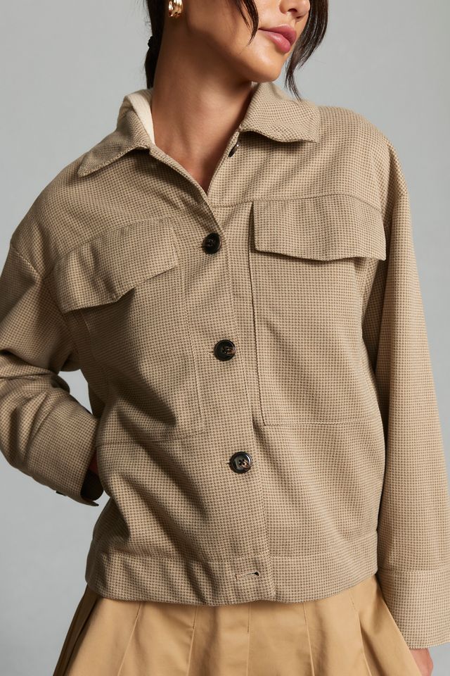 Maeve Knit Trucker Jacket #3