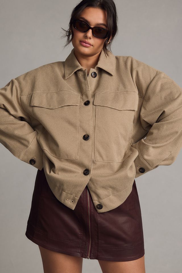 Maeve Knit Trucker Jacket #6