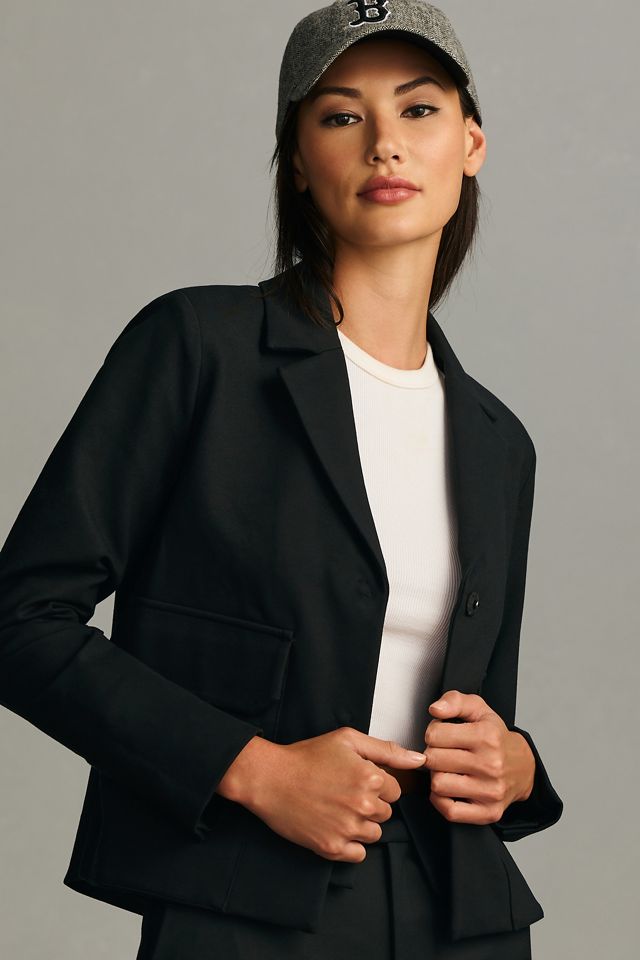 Maeve Shrunken Swing Ponte Jacket