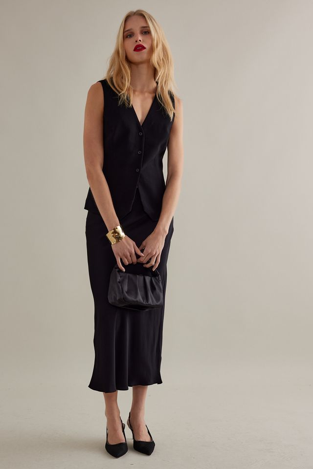 Maeve Backless V-Neck Waistcoat #1