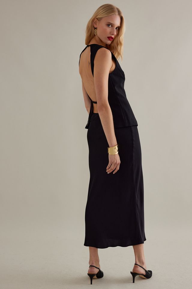 Maeve Backless V-Neck Waistcoat #3