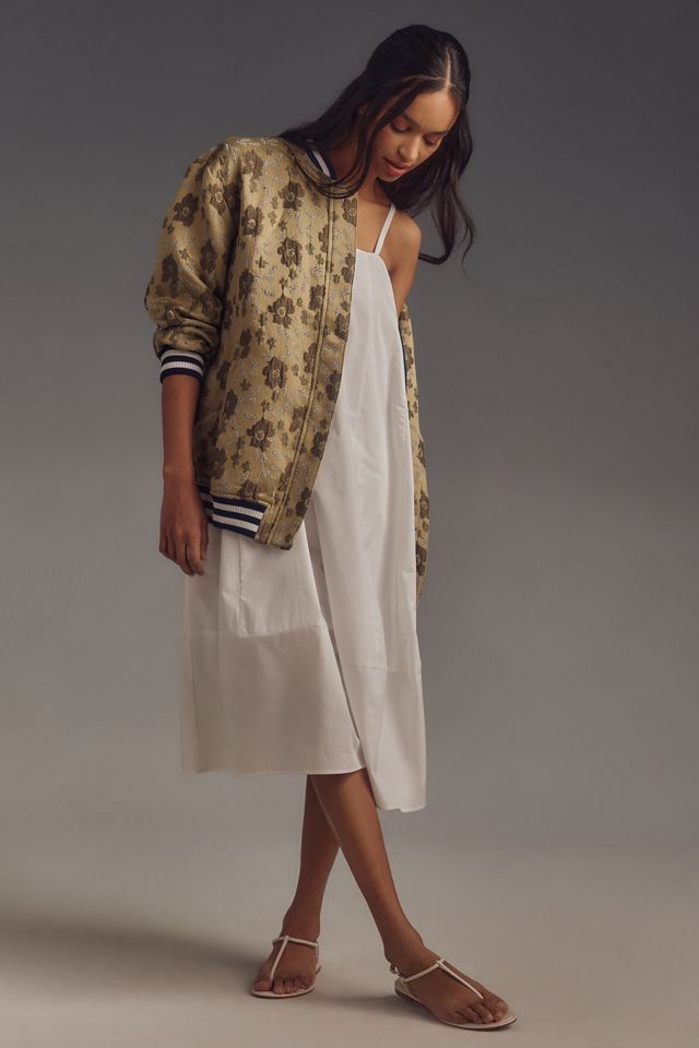 Pilcro Slouchy Floral Bomber Jacket #2