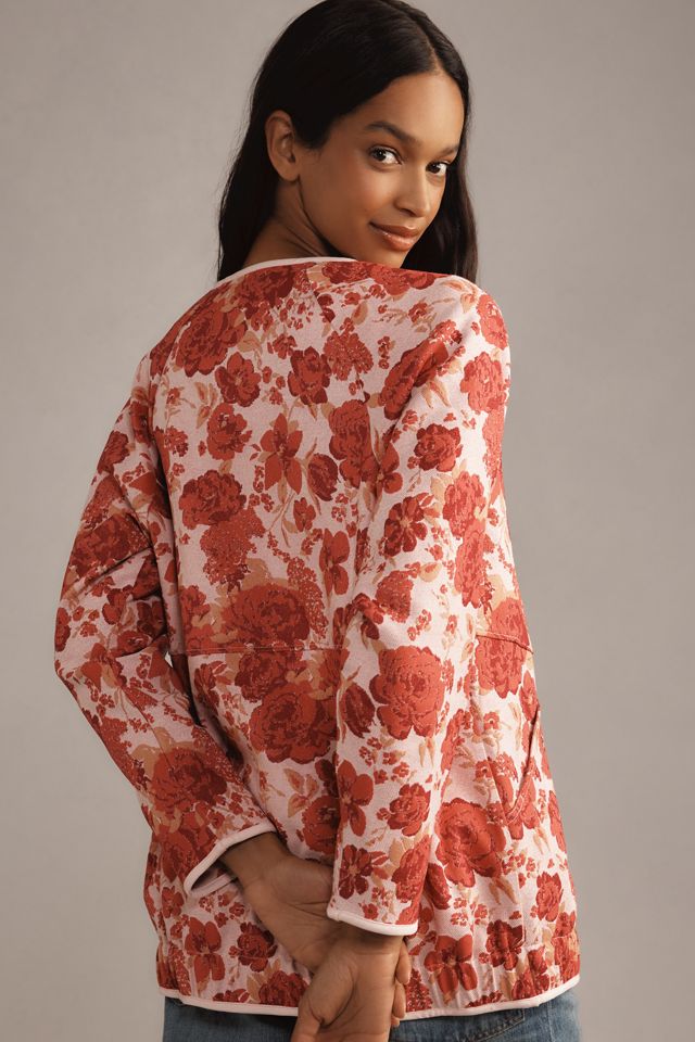 Maeve Floral Jacquard Jacket #1