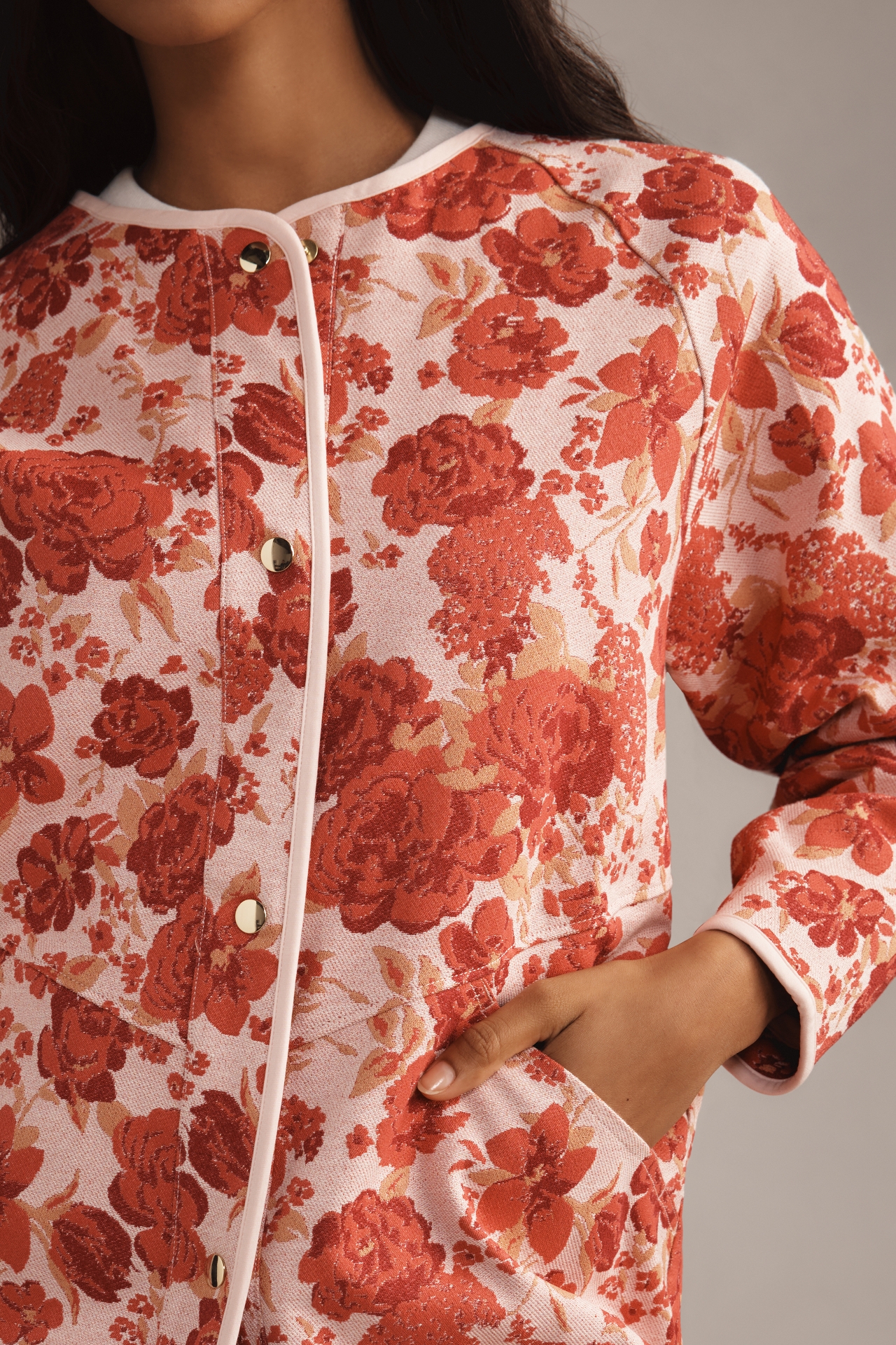 Maeve Floral Jacquard Jacket