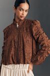 By Anthropologie Ruched Jacket
