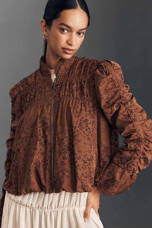 By Anthropologie Ruched Jacket #2