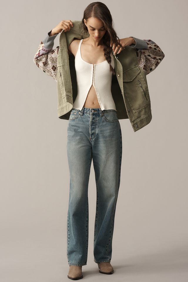 Pilcro Sweater Sleeve Utility Jacket #2