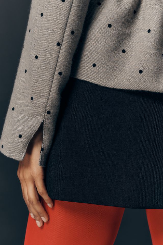 Maeve Peplum Dot Jacket #4