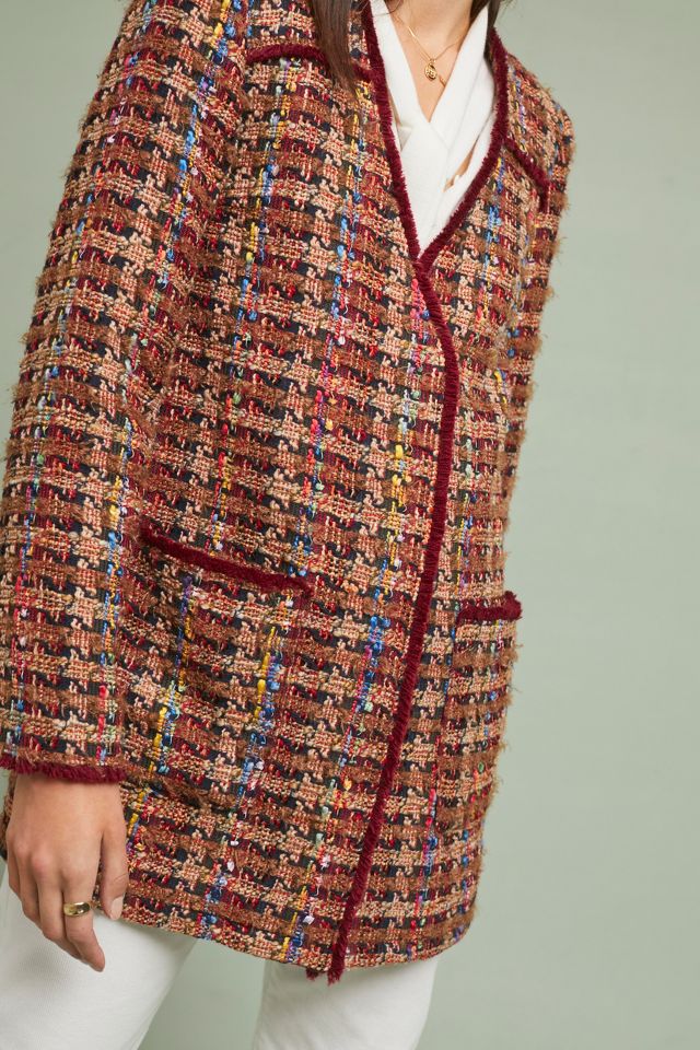 Anthropologie clearance tweed jacket