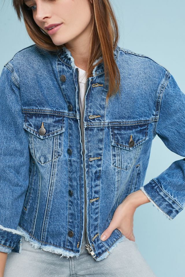 Frayed Denim Jacket