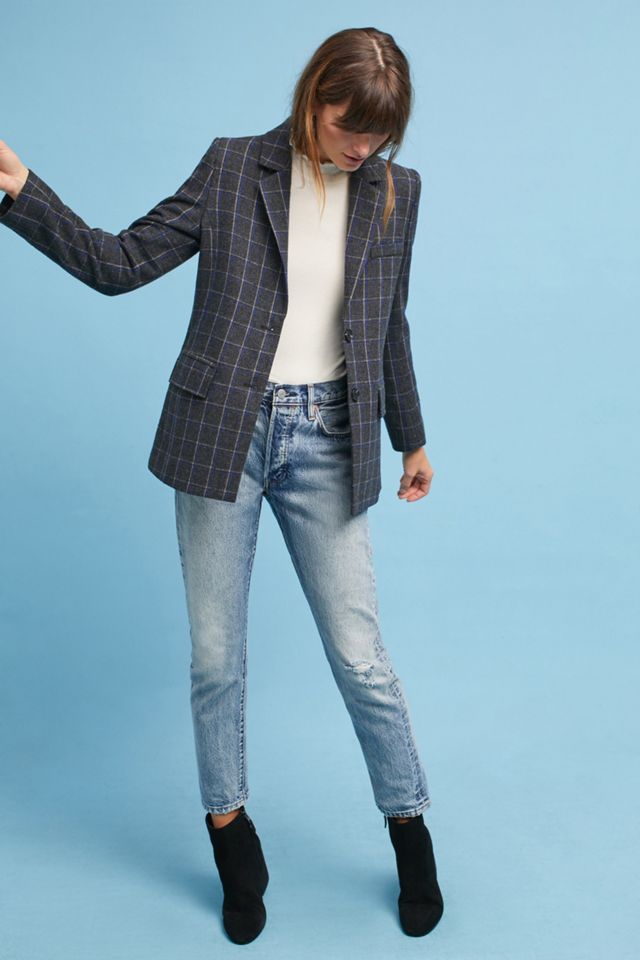 Daryl Plaid Blazer