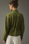 Anthropologie Green Belted Utility jacket Size Small main image 1