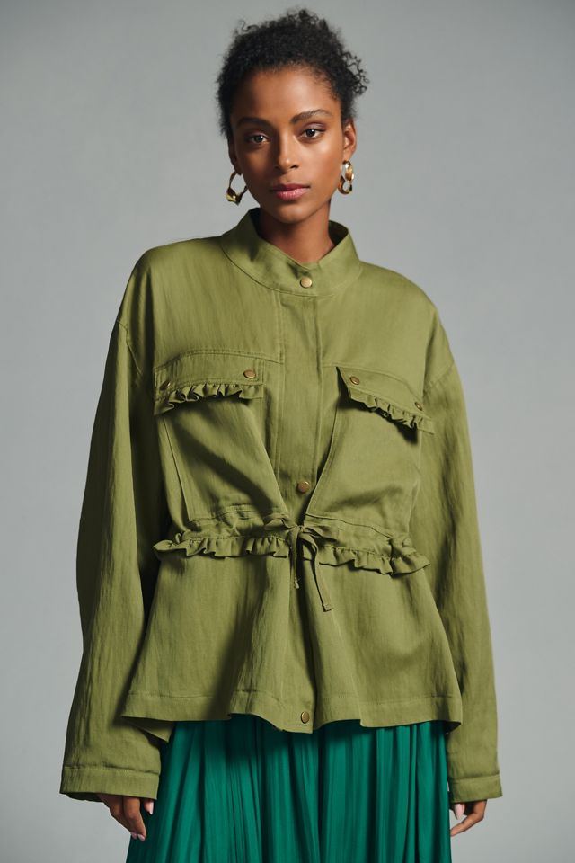 By Anthropologie Oversized Utility Jacket #4