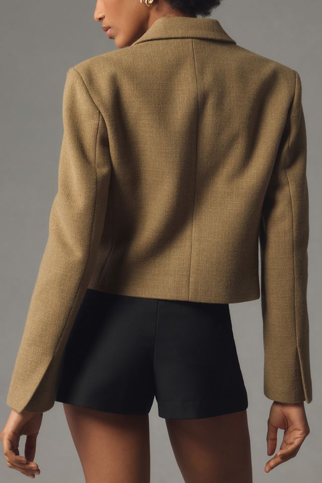 By Anthropologie Cropped Blazer #1