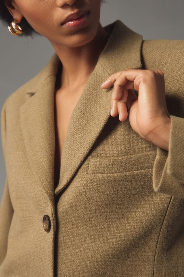 By Anthropologie Cropped Blazer #3