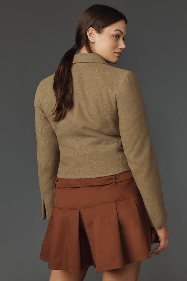 By Anthropologie Cropped Blazer #6