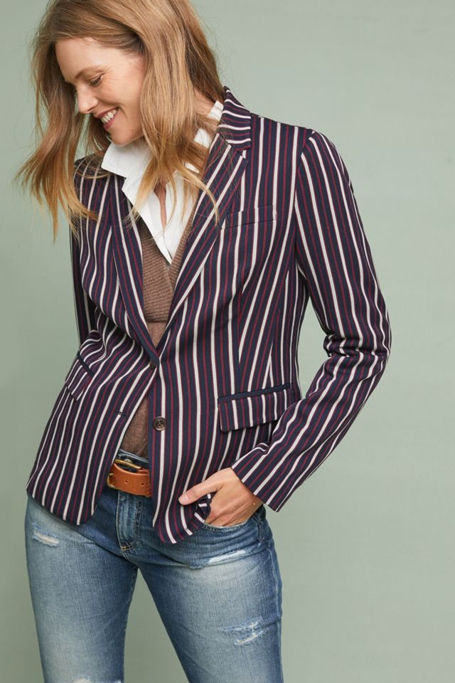 Striped Blazer #1