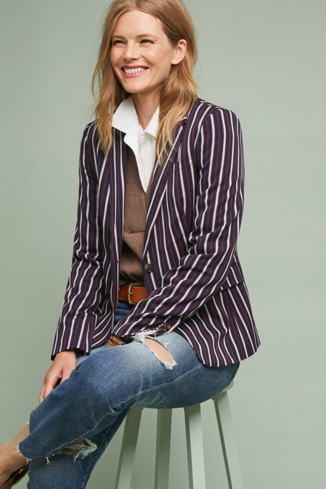 Striped Blazer