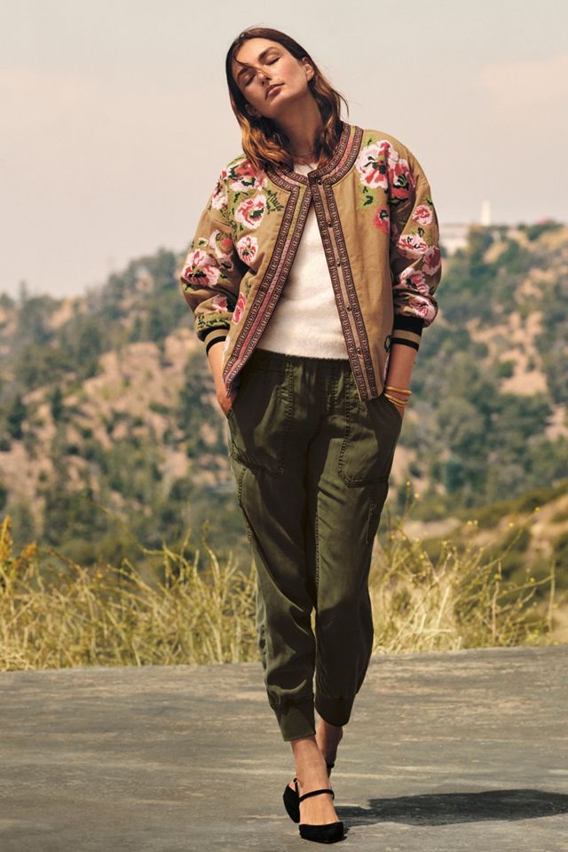 Maeve Needlepoint Bomber Jacket #5