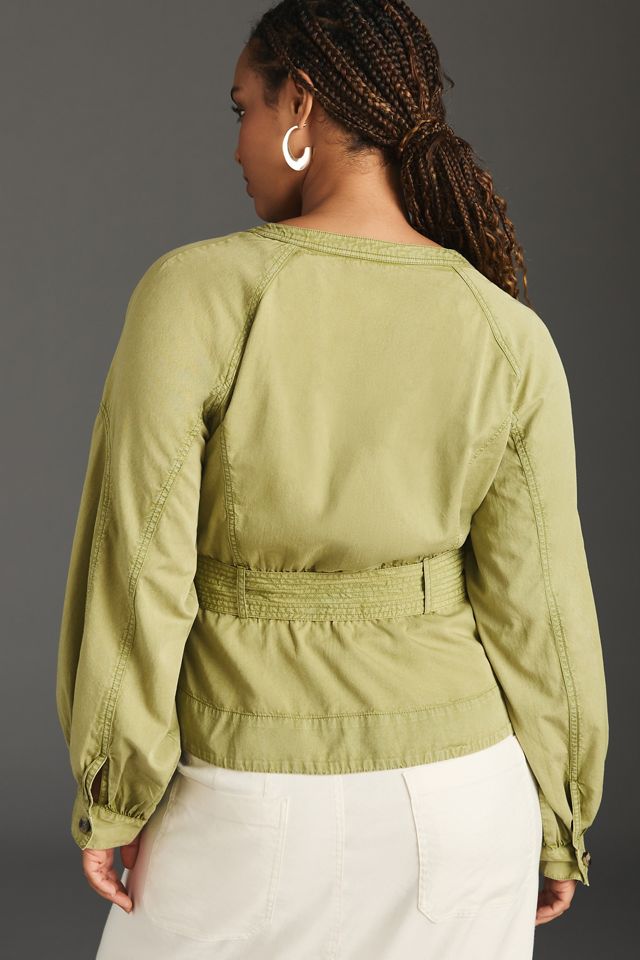 By Anthropologie Belted Utility Jacket #5