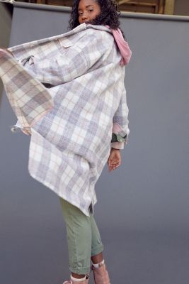 bobbie plaid shirt jacket