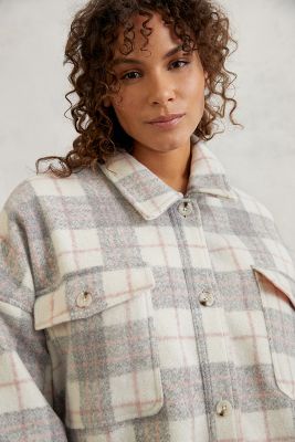 bobbie plaid shirt jacket