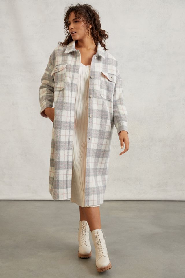 Bobbie Plaid Shirt Jacket #8