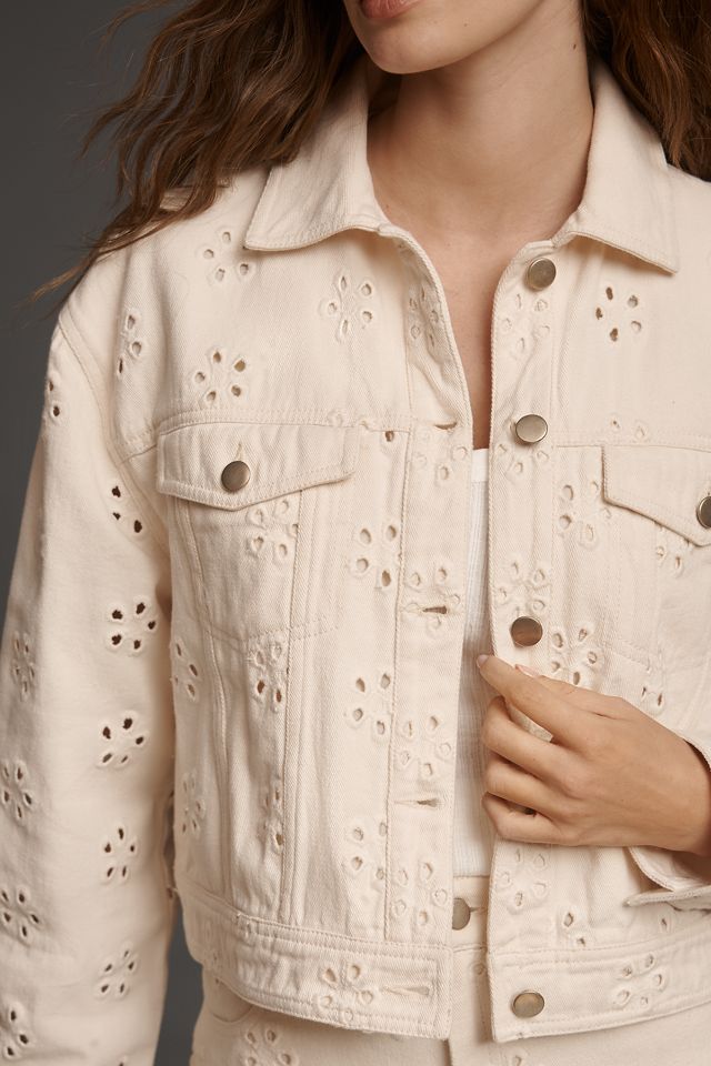 Saylor Eyelet Denim Jacket  #3