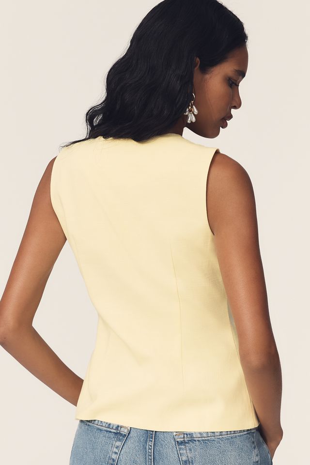 Endless Rose Linen Blend Vest #2