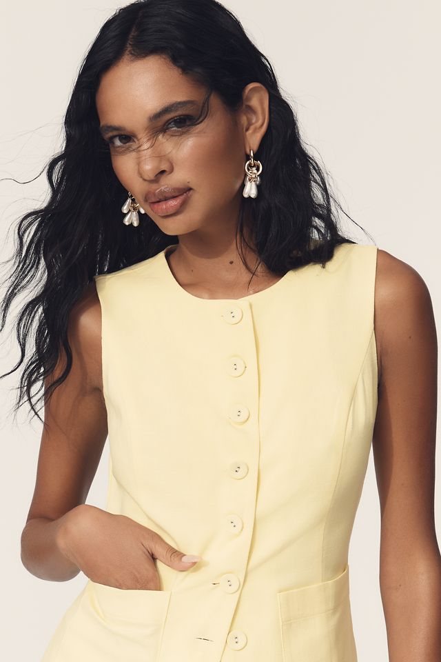 Endless Rose Linen Blend Vest #4