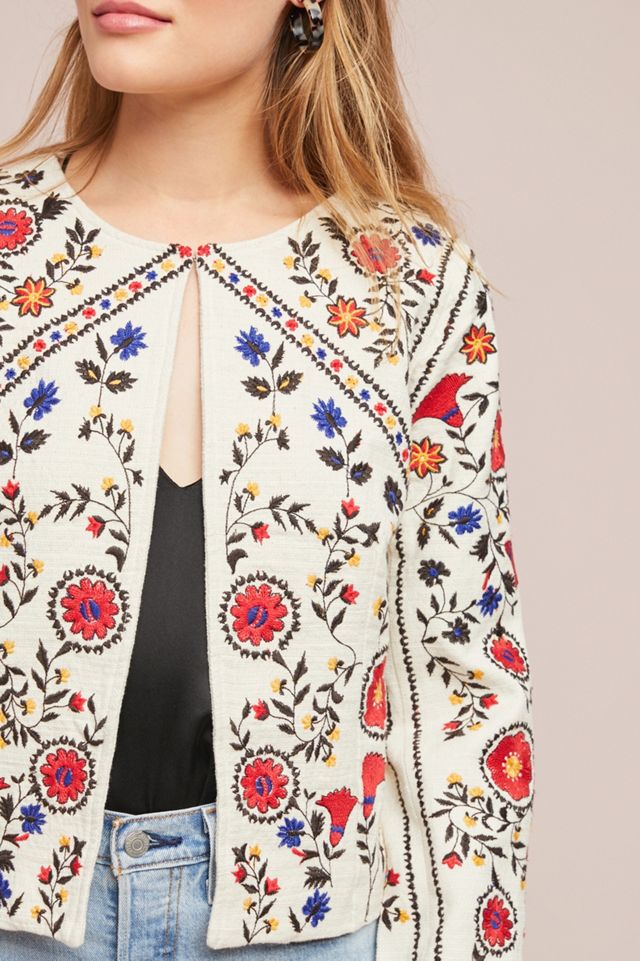 Kirian Embroidered Crop Jacket #2