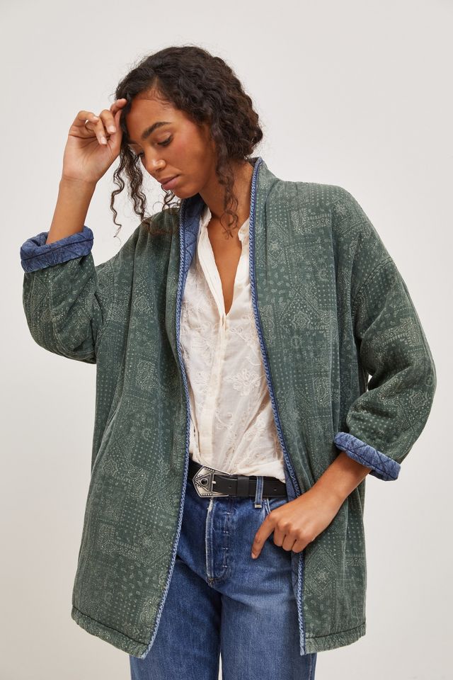 Bobbie Reversible Quilted Denim Jacket #1