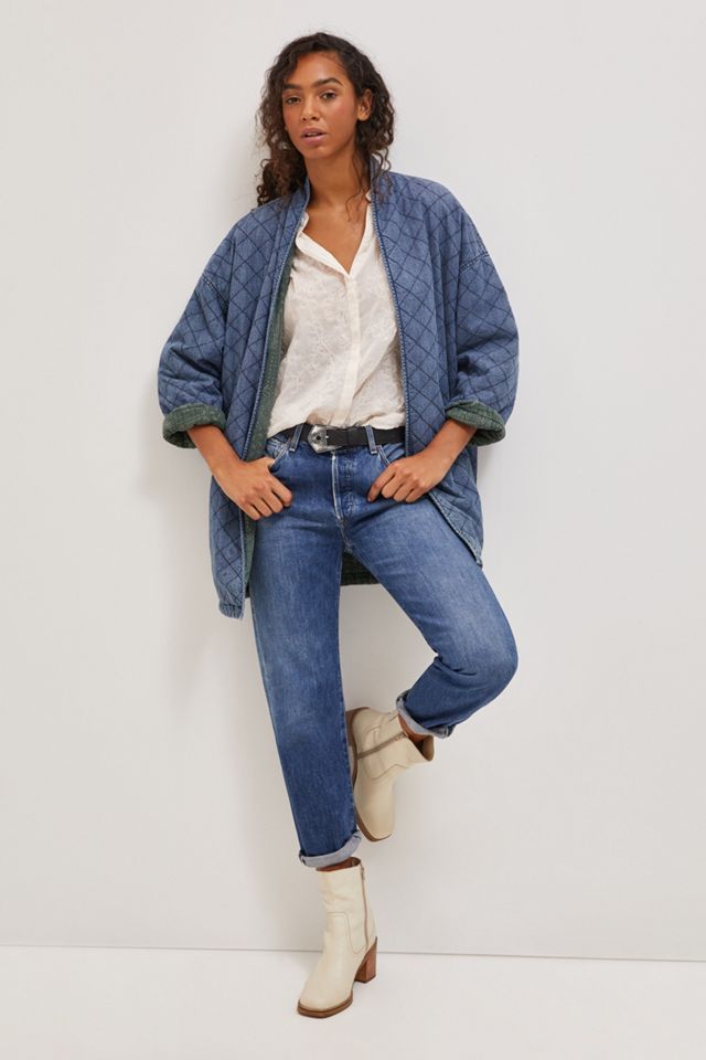 Bobbie Reversible Quilted Denim Jacket #2