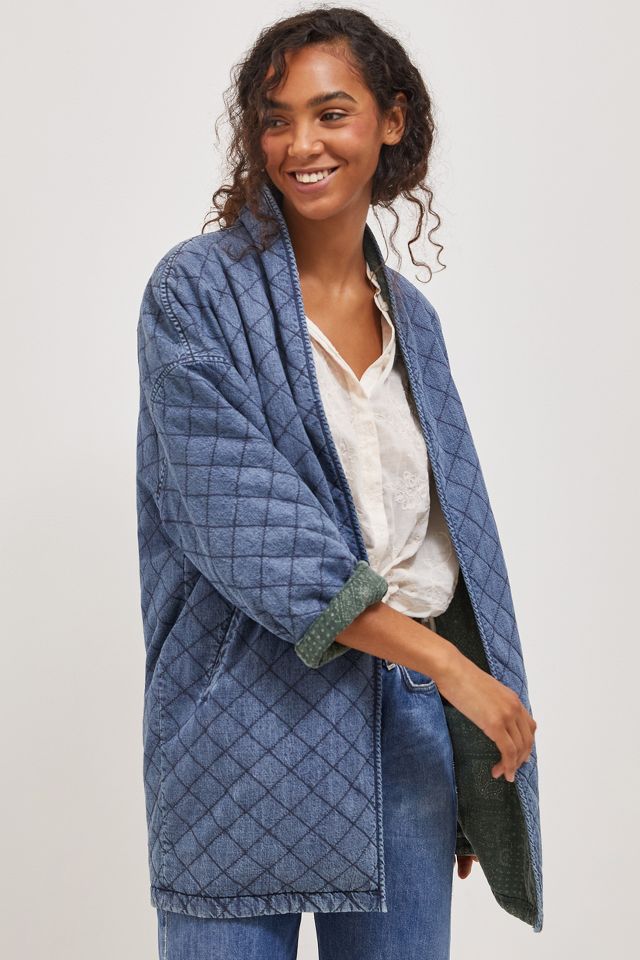 Anthropologie reversible coat sale