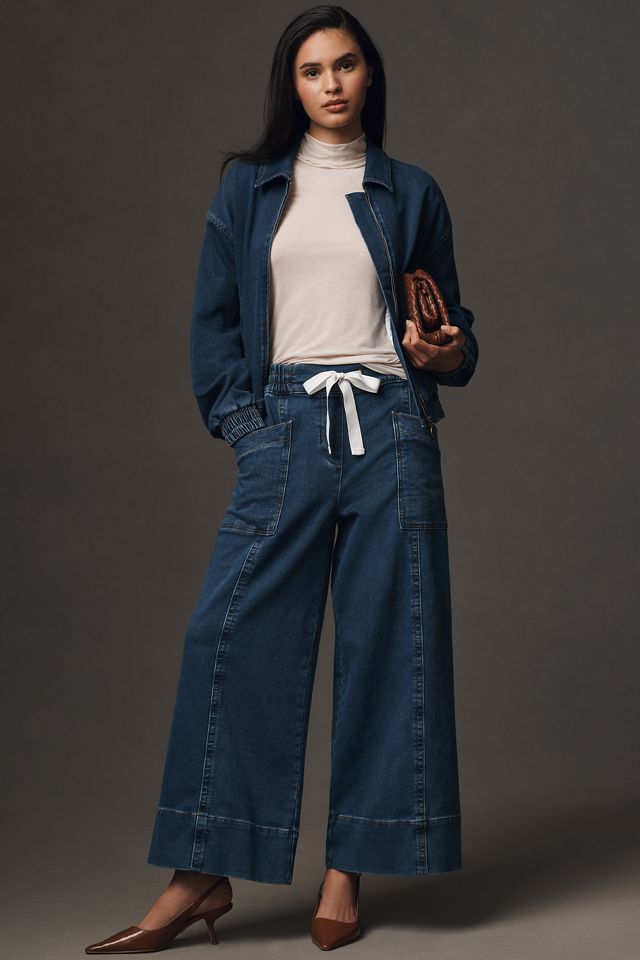 The Rylie Bomber Jacket by Pilcro: Denim-Knit Edition #2
