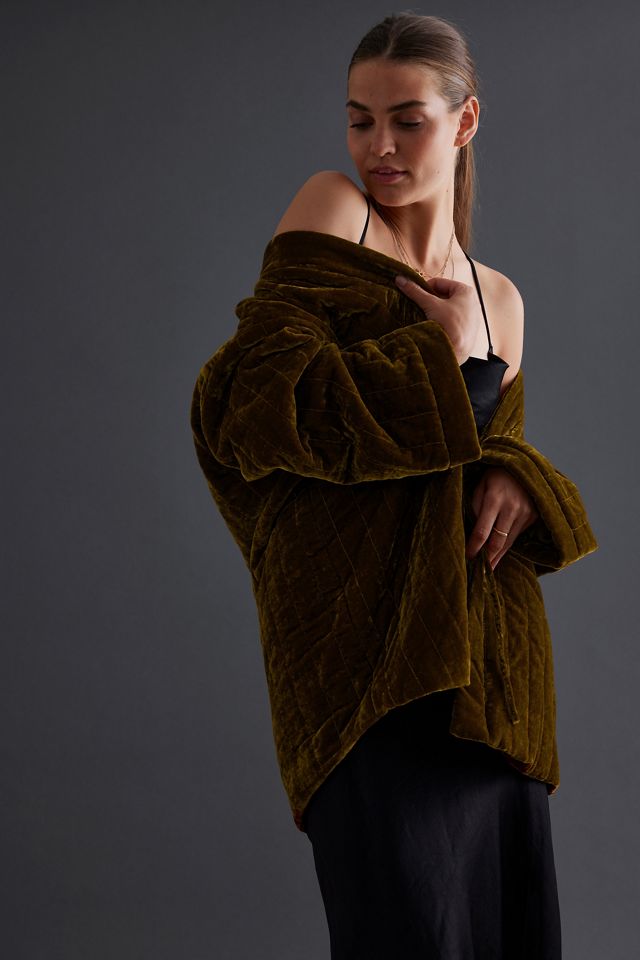 Quilted Velvet Kimono #2