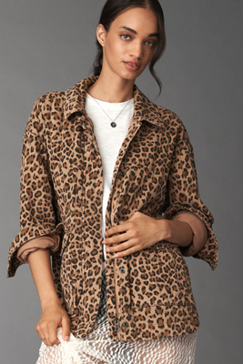Pistola Cecile Quilted Leopard Jacket In Multi