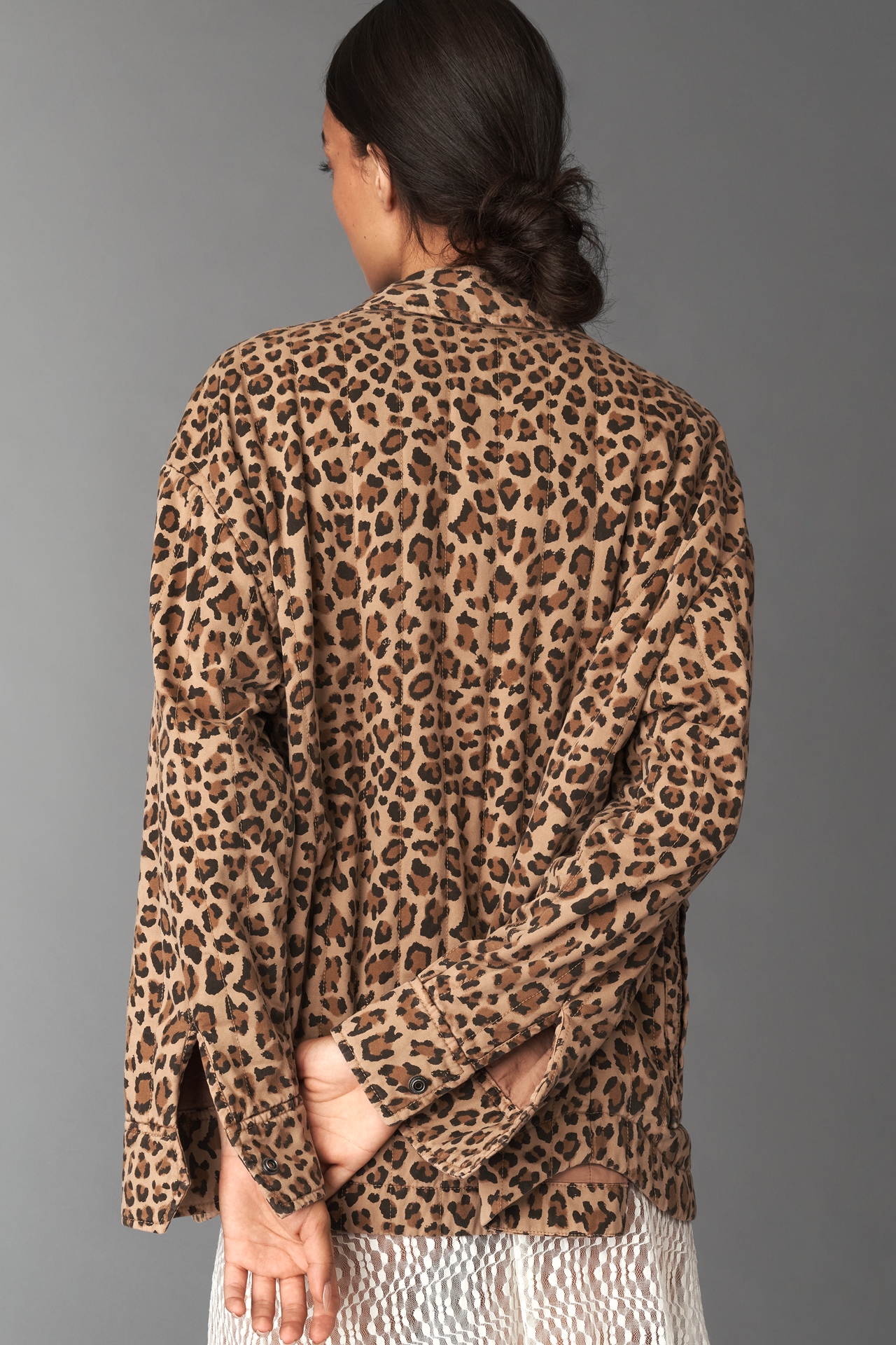 Pistola Cecile Quilted Leopard Jacket