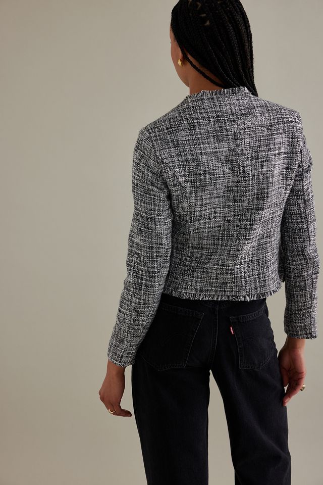 Maeve Double-Breasted Tweed Jacket #9