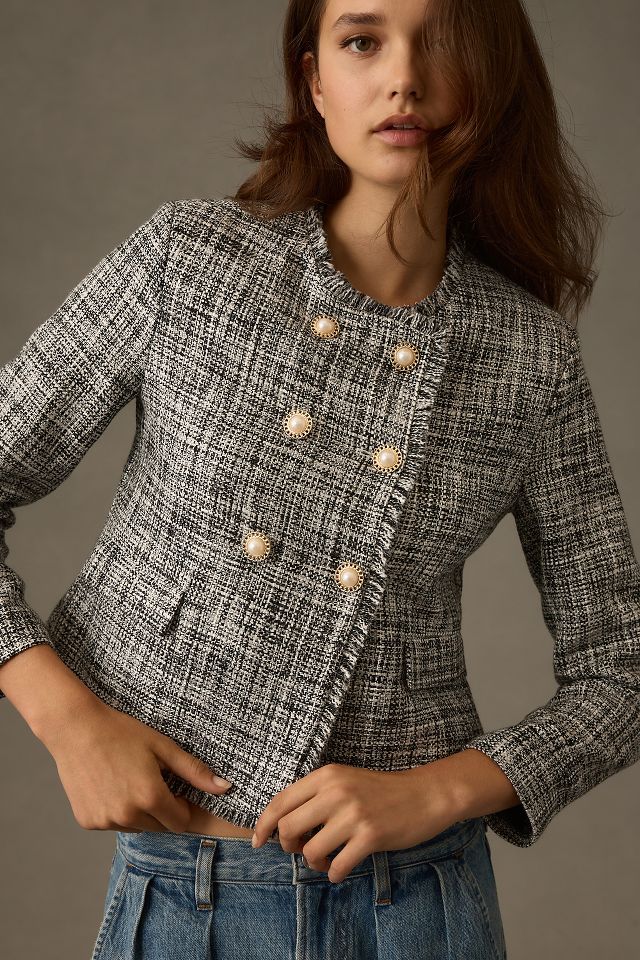 Anthropologie clearance tweed jacket