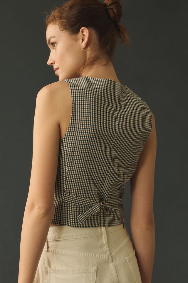 Maeve Plaid Vest #1