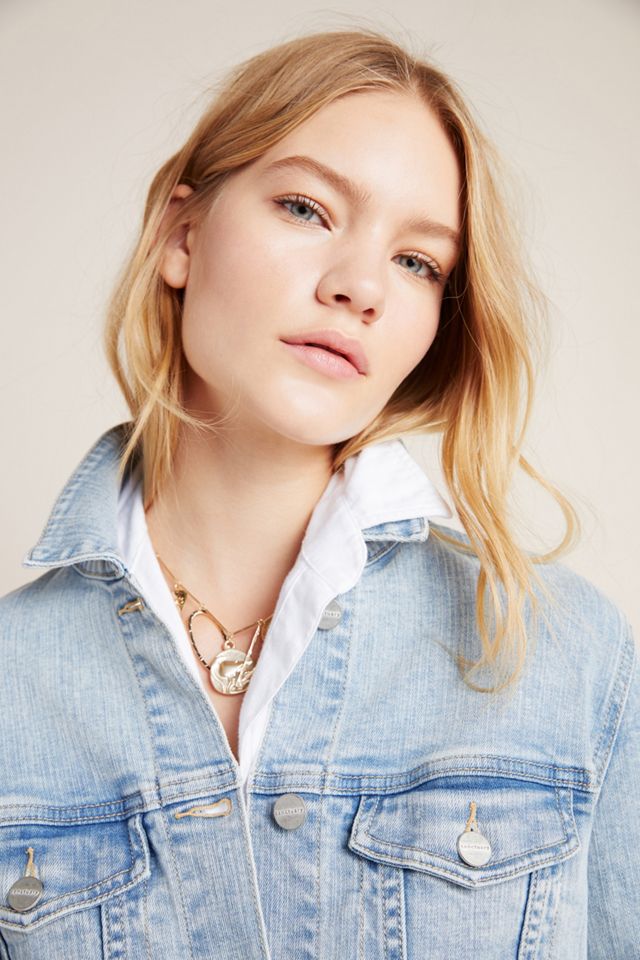 Sanctuary Cropped Denim Trucker Jacket #2