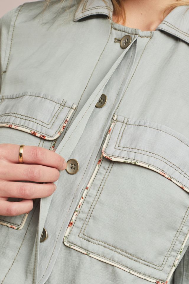 Piped Trucker Jacket #4