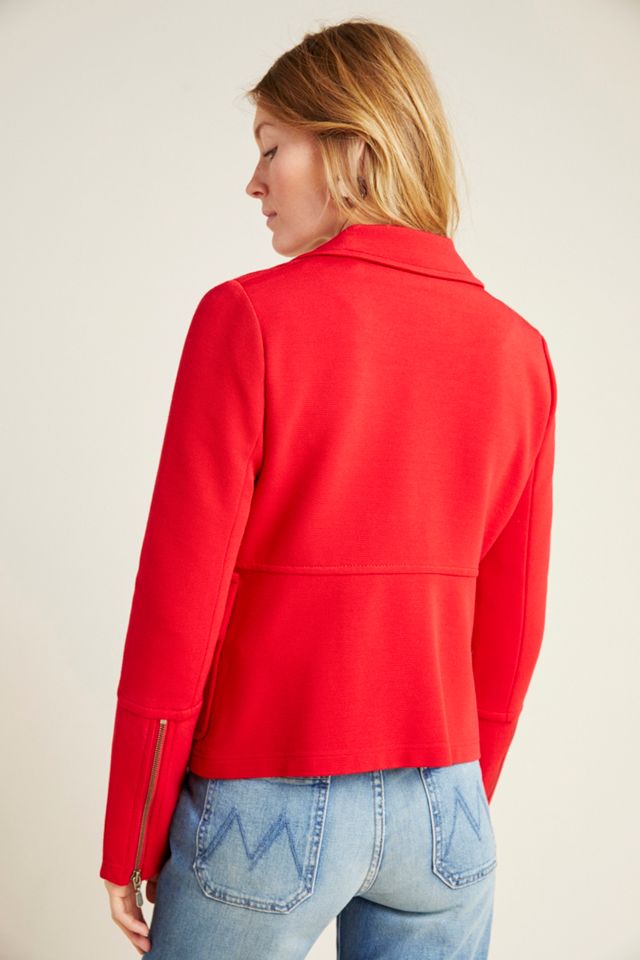 Sylvia Knit Moto Blazer #1